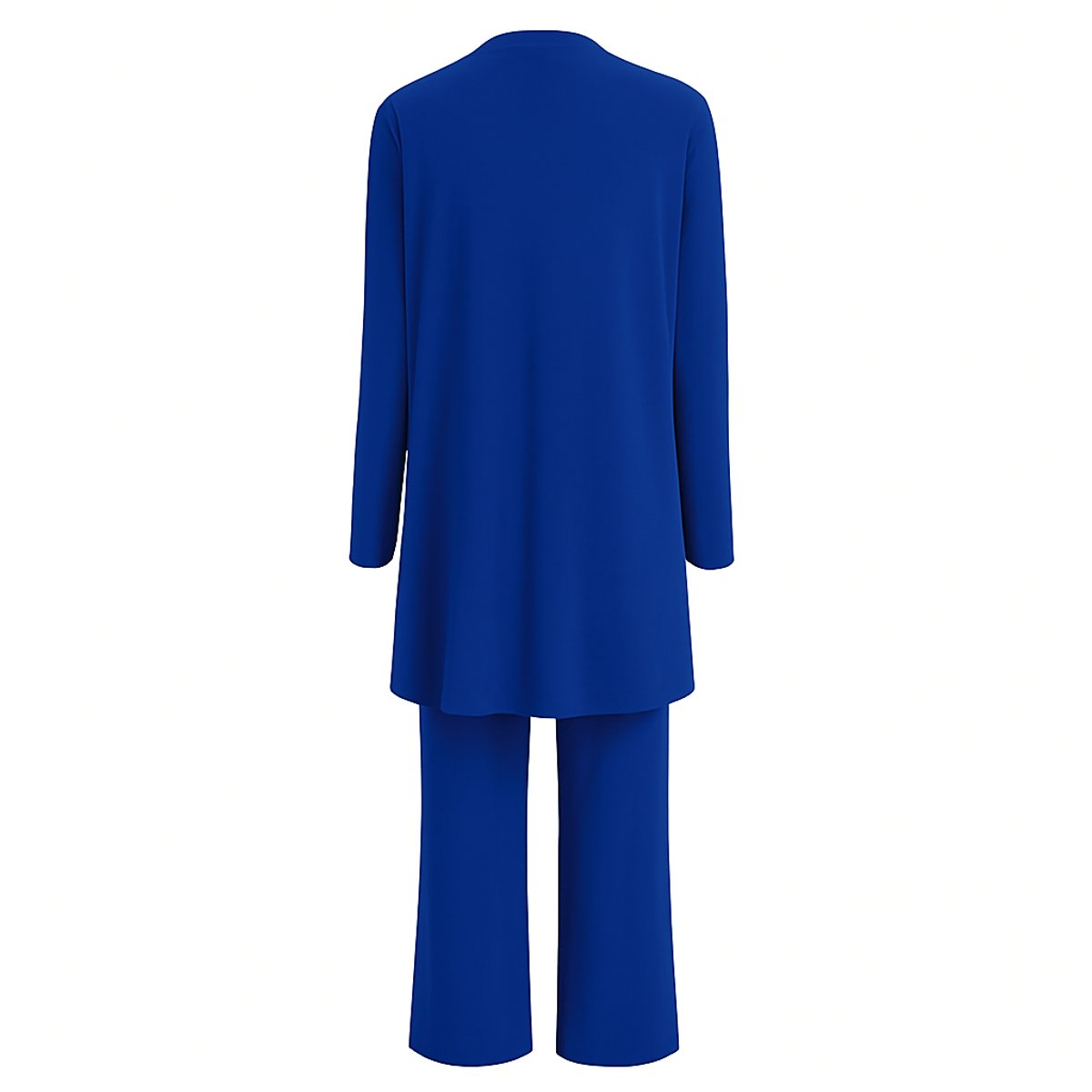 Women's 3-Piece Open-Front Longline Cardigan Pants Set