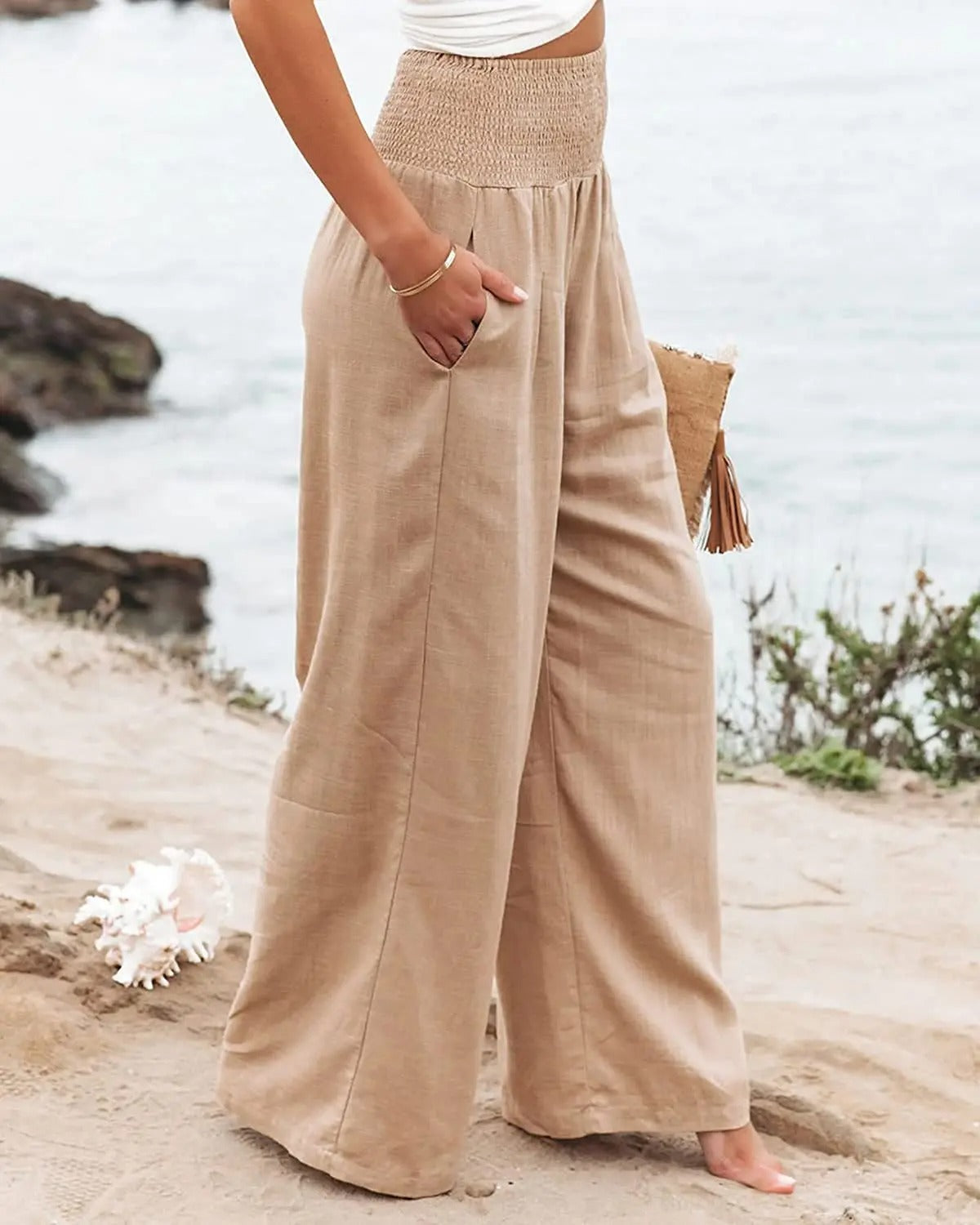 Women's Comfortable Wide-Leg Trousers