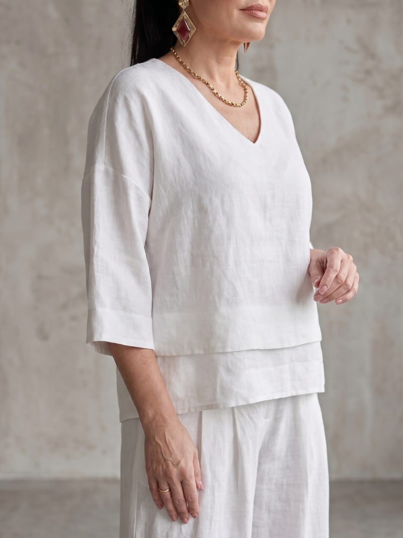 Women's Cropped Layered Set