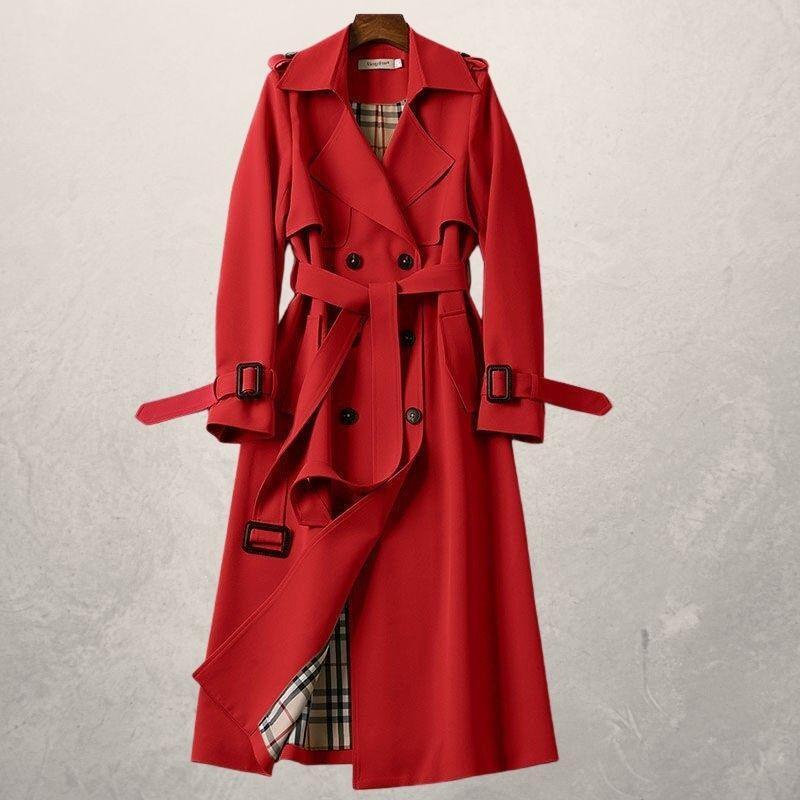 Women's Double-Breasted Trench Coat
