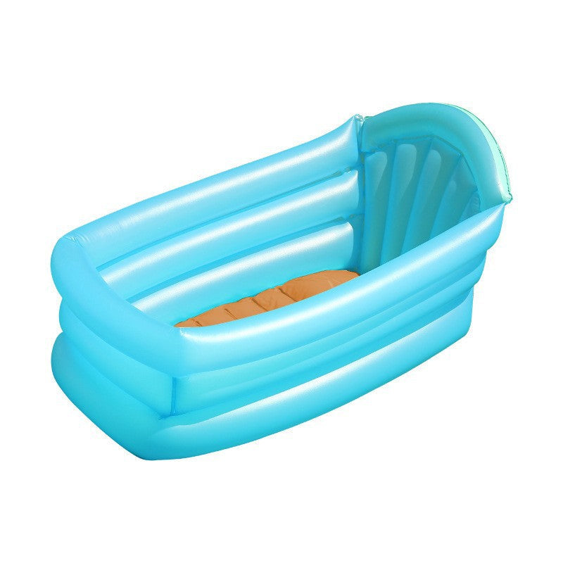 Women's Inflatable Wellness Bathtub with Integrated Safety Features