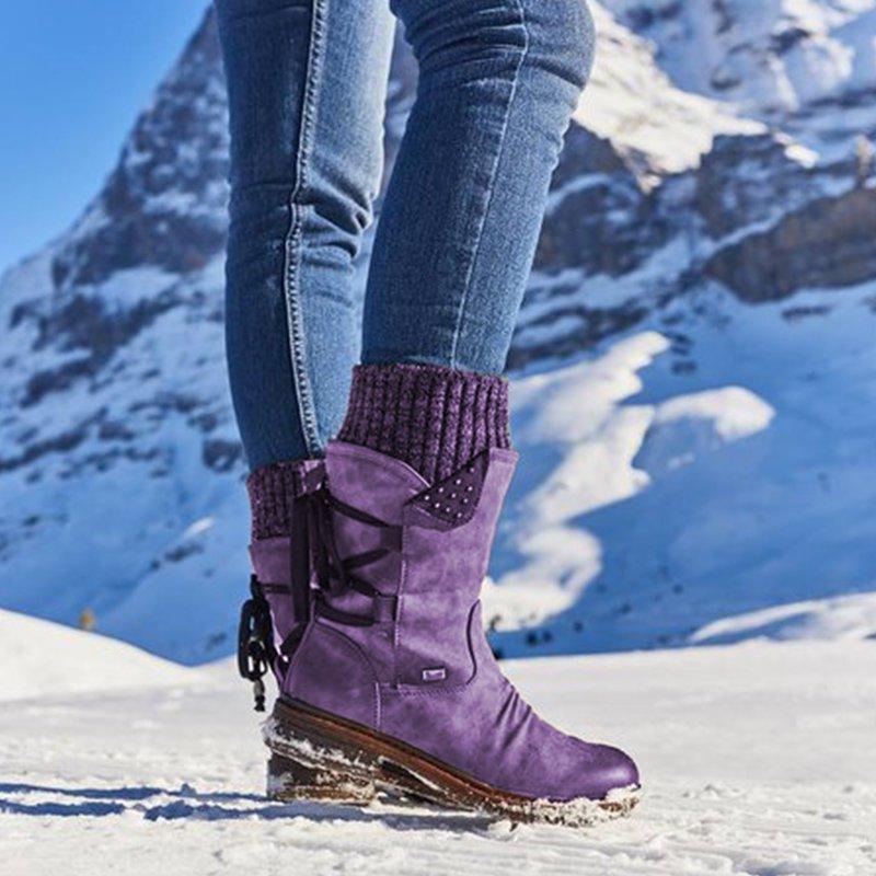 Women's Lace-Up Slouch Boots