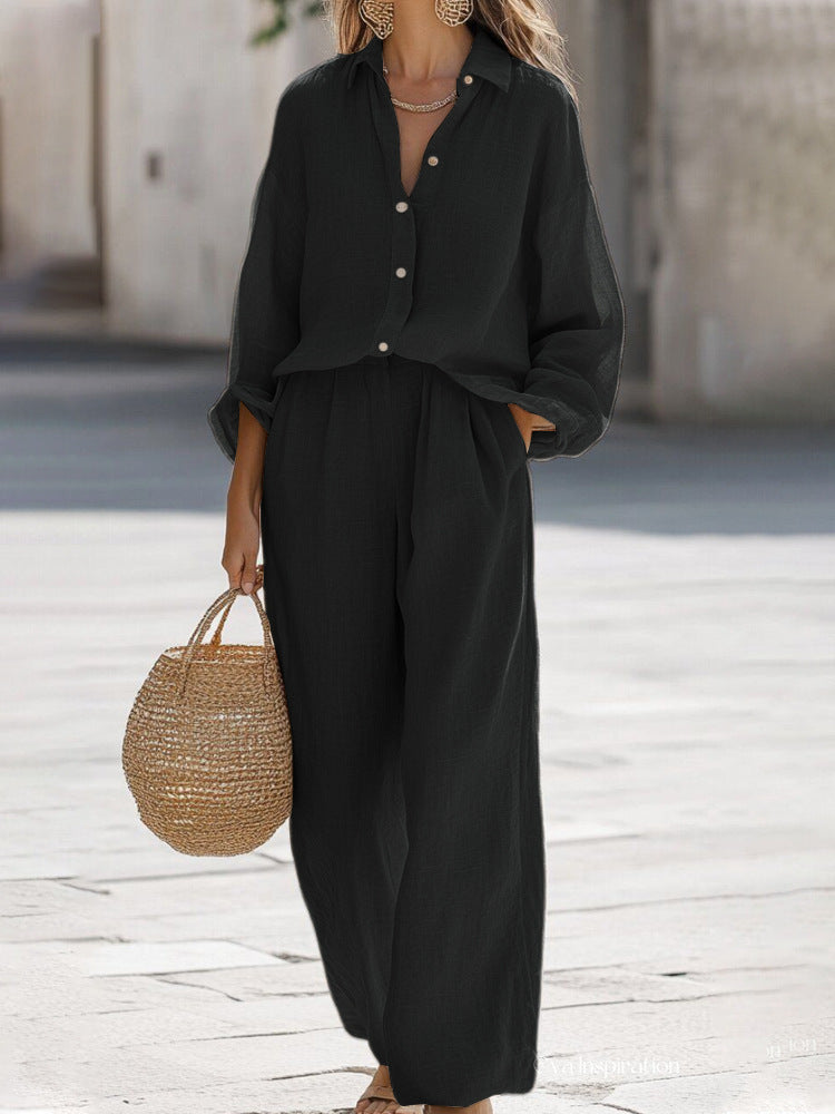 Women's Lightweight Linen Set