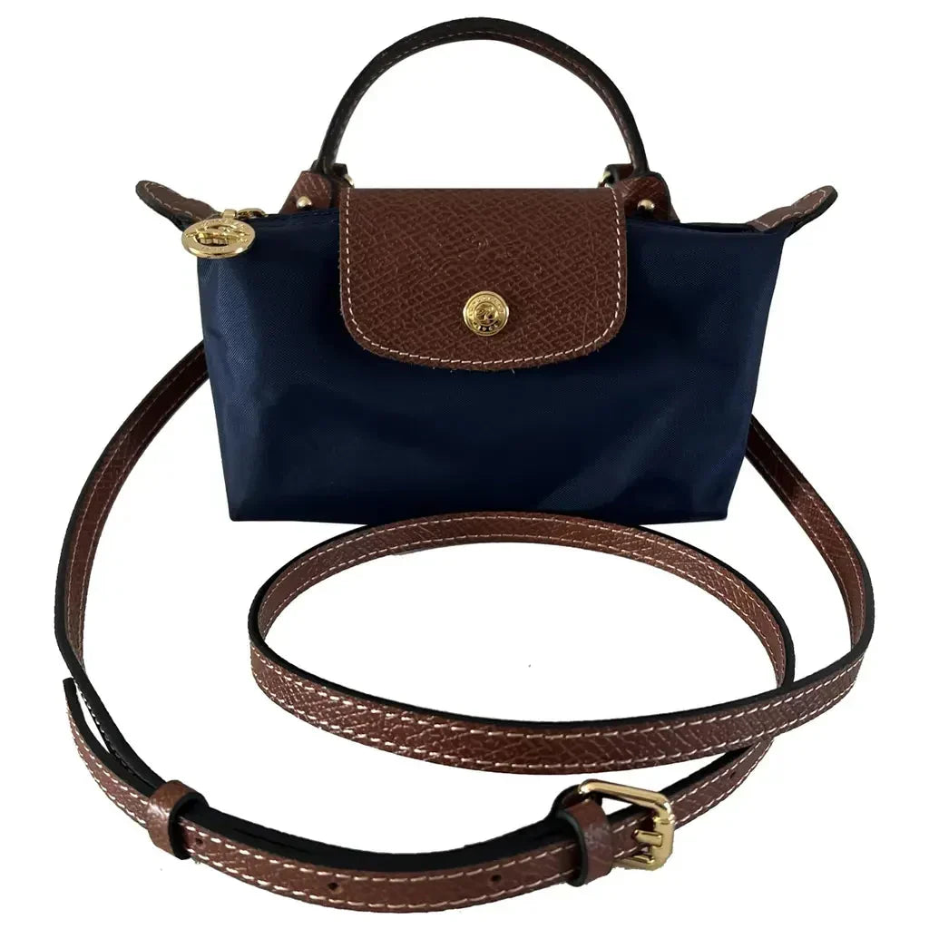 Women's Mini Leather Crossbody Bag with Adjustable Strap
