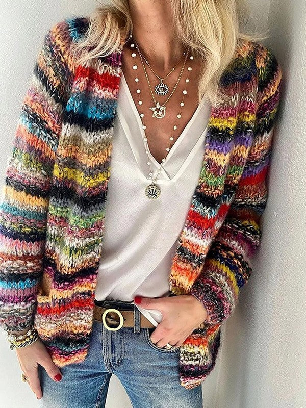 Women's Open-Front Knit Cardigan