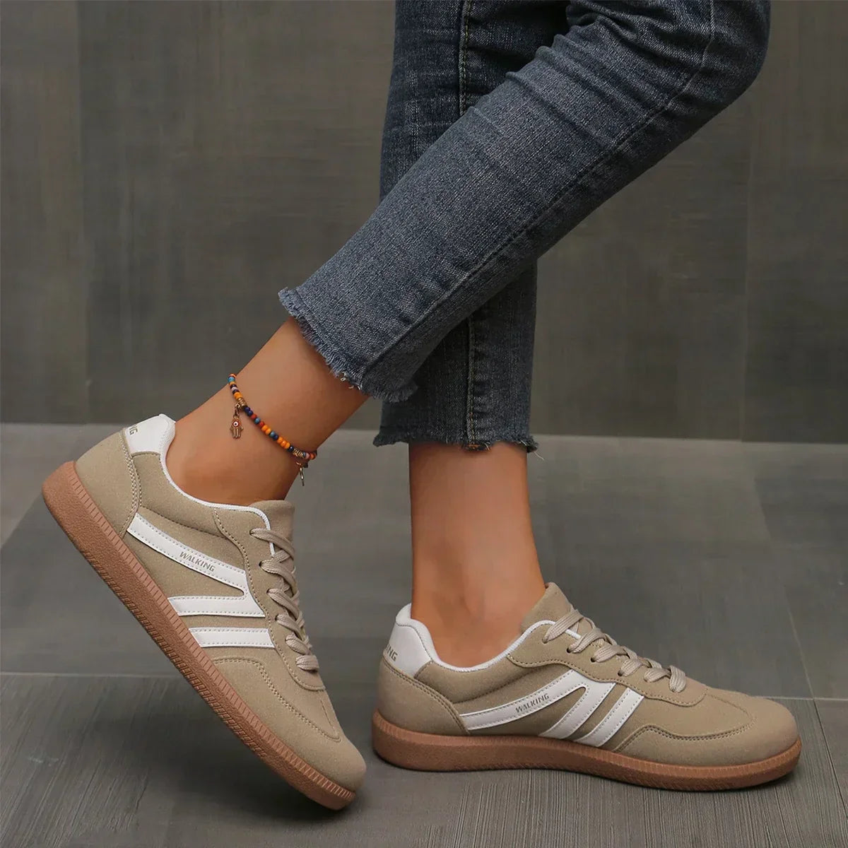Women's Orthopedic Walking Sneakers with Arch Support