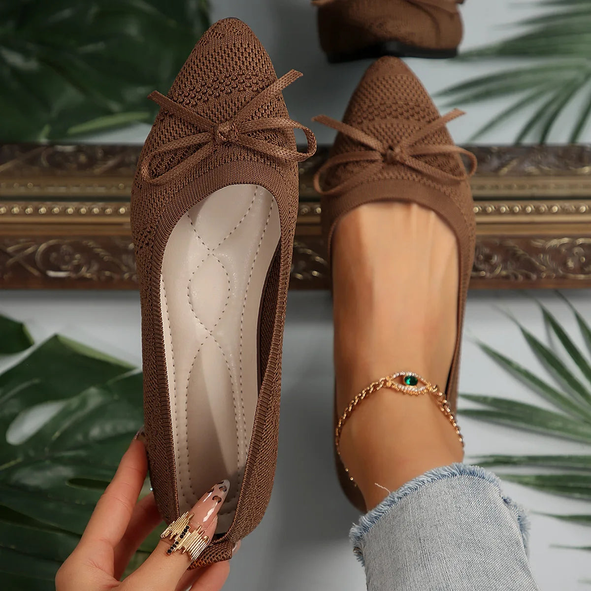 Women's Pointed-Toe Ballet Flats