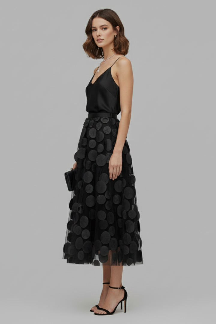 Women's Polka Dot Full Skirt