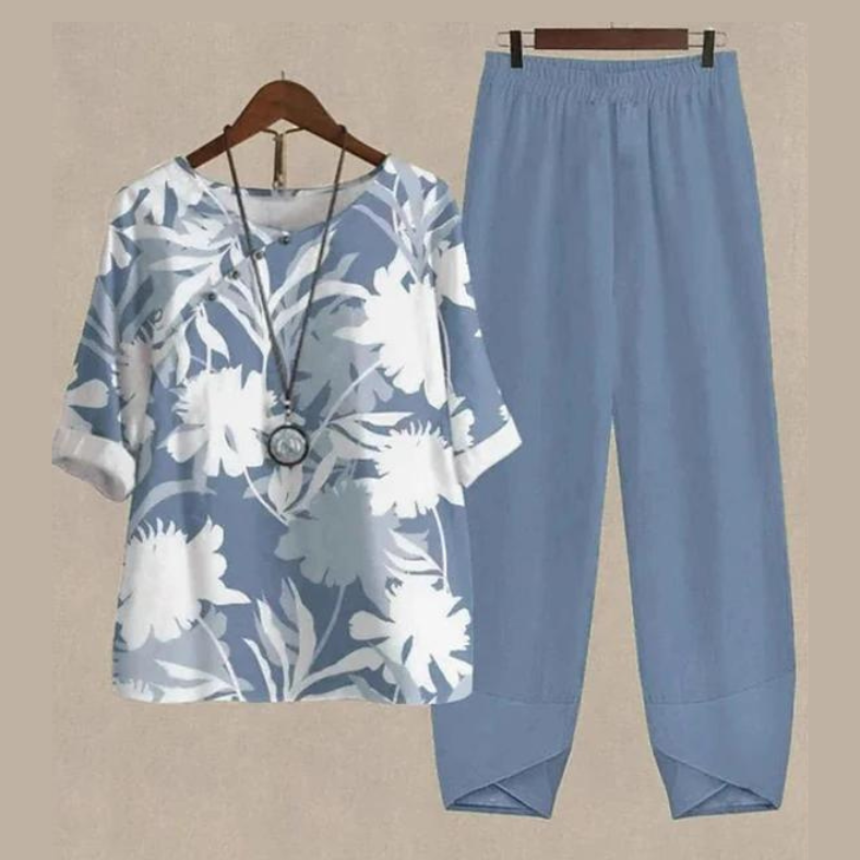 Women's Printed Two-Piece Set
