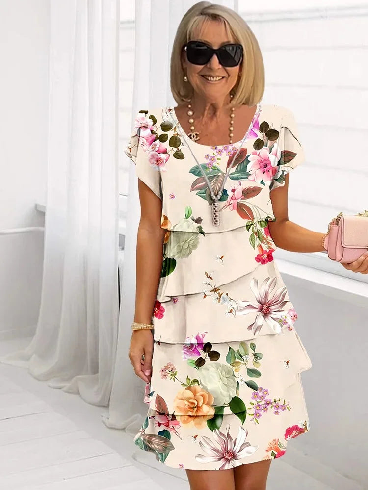 Women's Ruffle Summer Mini Dress