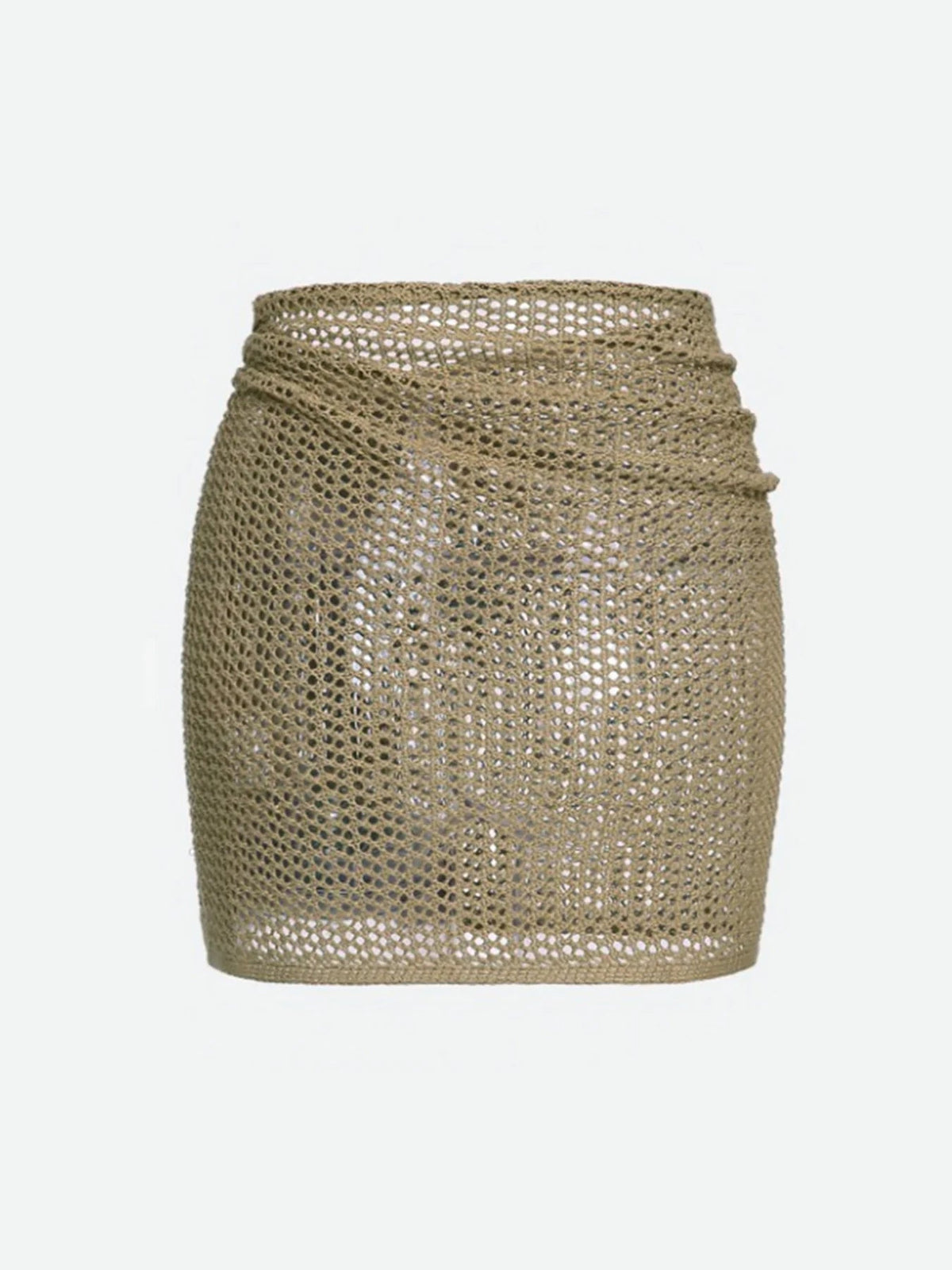 Women's Sheer Knit Beach Cover-Up Skirt