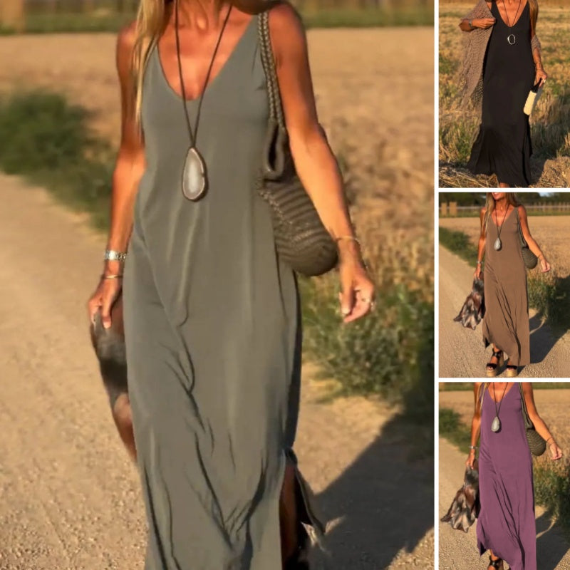 Women's Sleeveless Maxi Dress