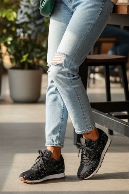 Women's Sparkling Glitter Sneakers
