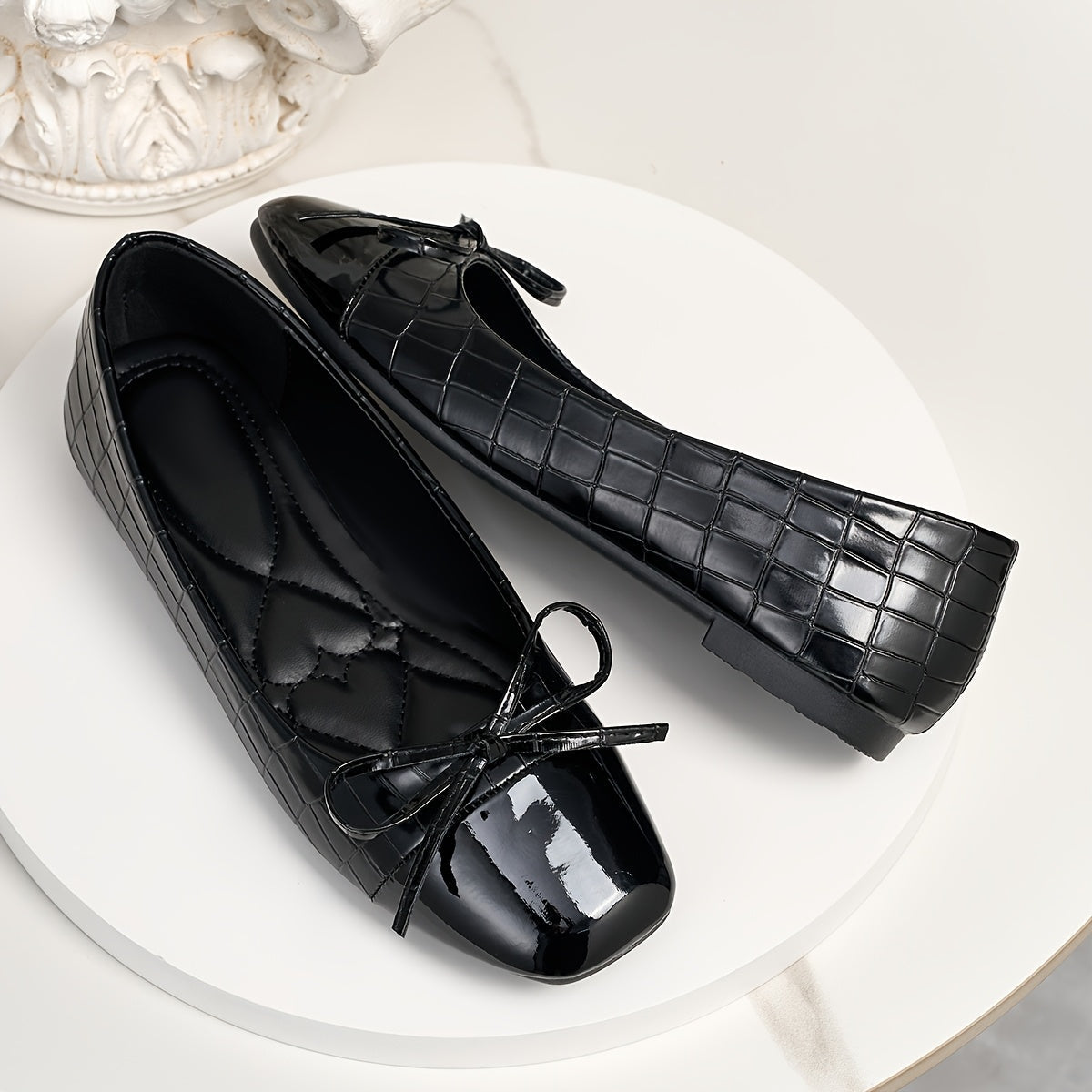 Women's Square-Toe Ballet Flats
