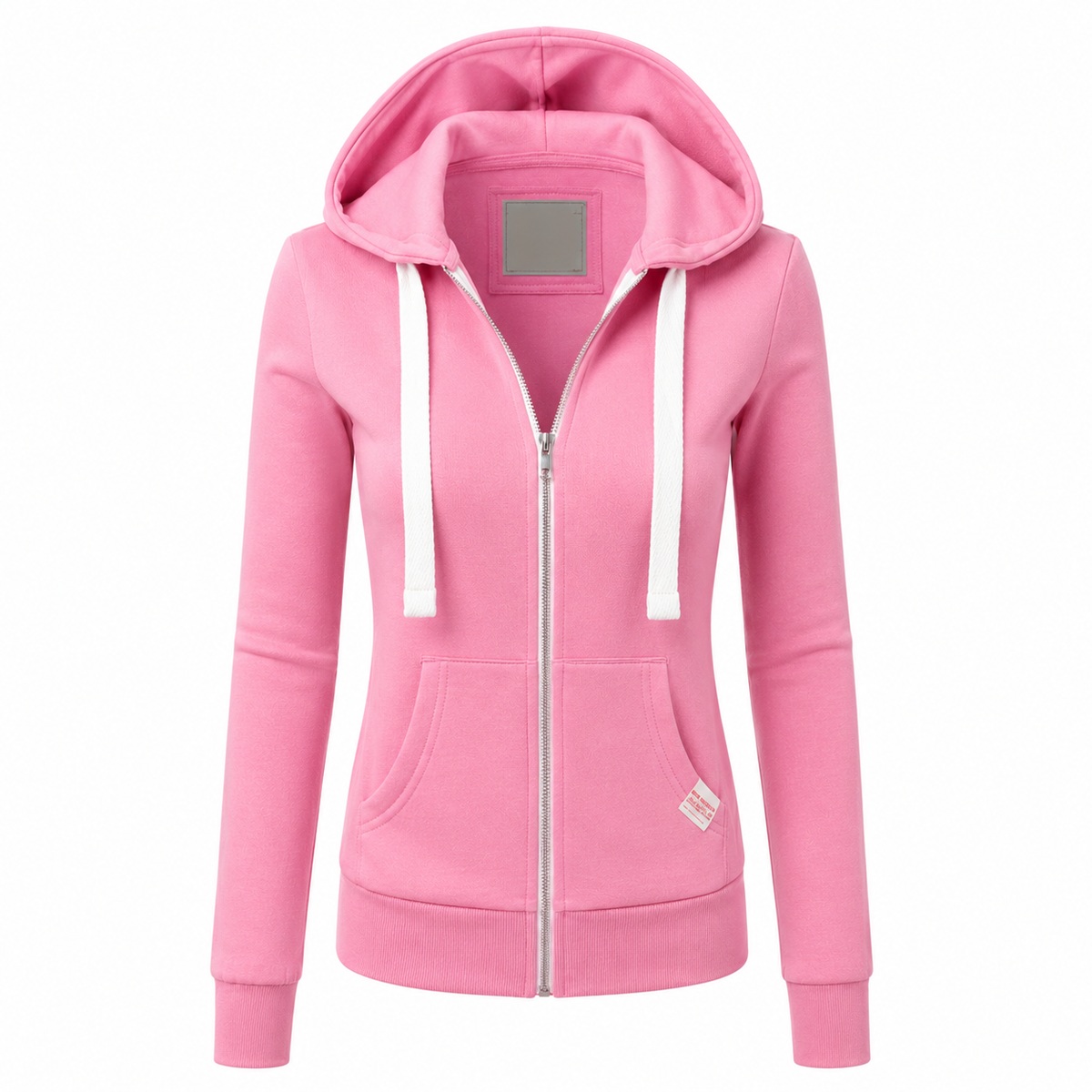 Women's Zip-Up Fitted Hoodie