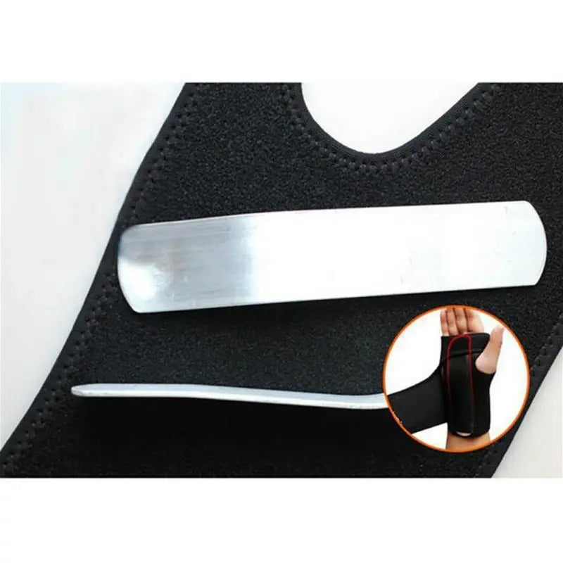 Wrist Brace with Splint and Adjustable Fit