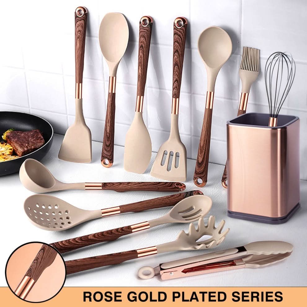 10-Piece Silicone Kitchen Utensil Set