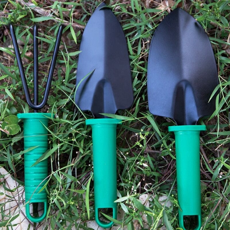 10-Piece Stainless Steel Garden Tool Set with Carrying Case