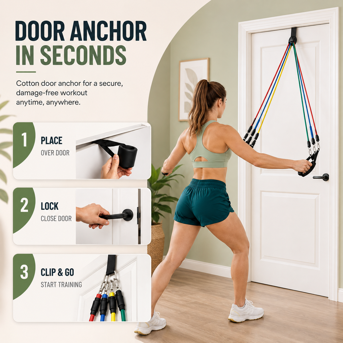 11-Piece Resistance Band Set