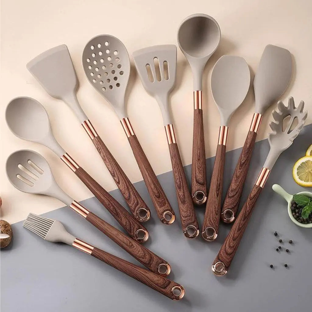 11-Piece Silicone Kitchen Utensil Set