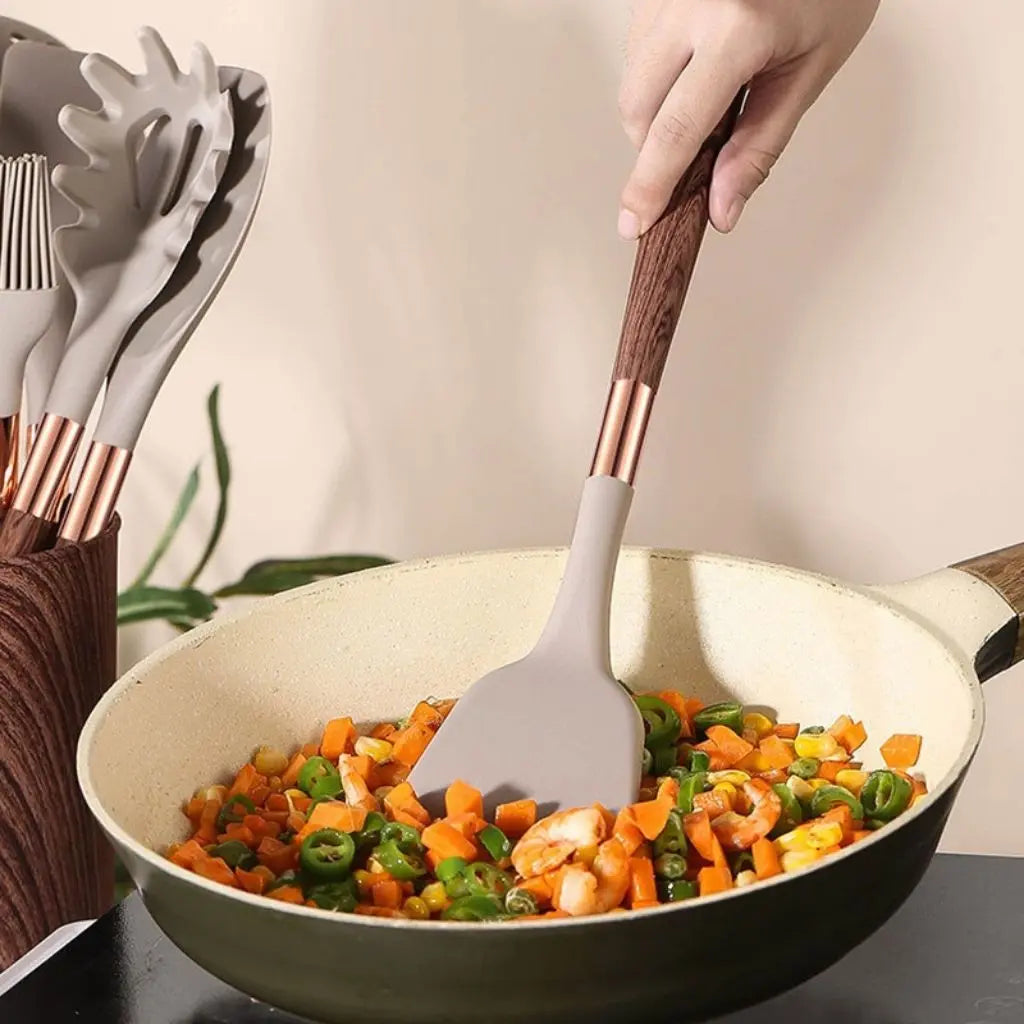 11-Piece Silicone Kitchen Utensil Set