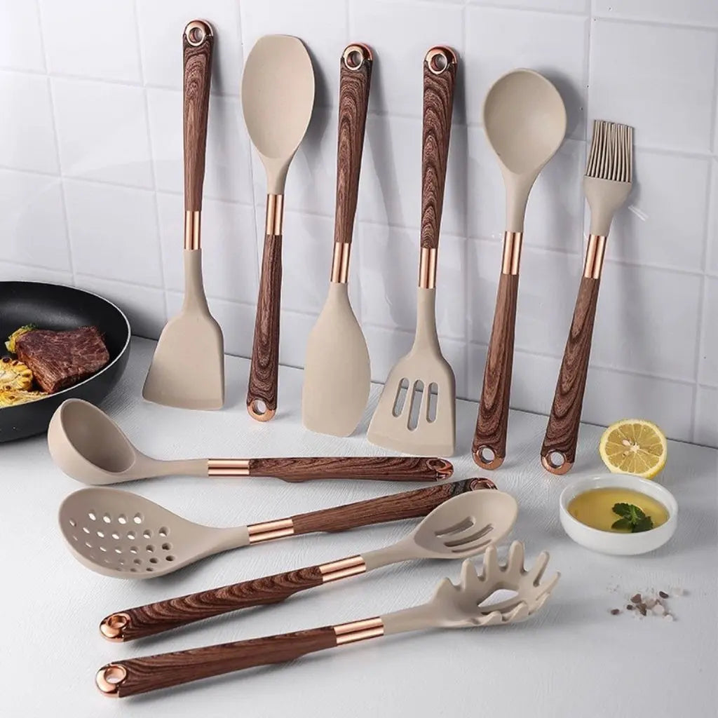 11-Piece Silicone Kitchen Utensil Set