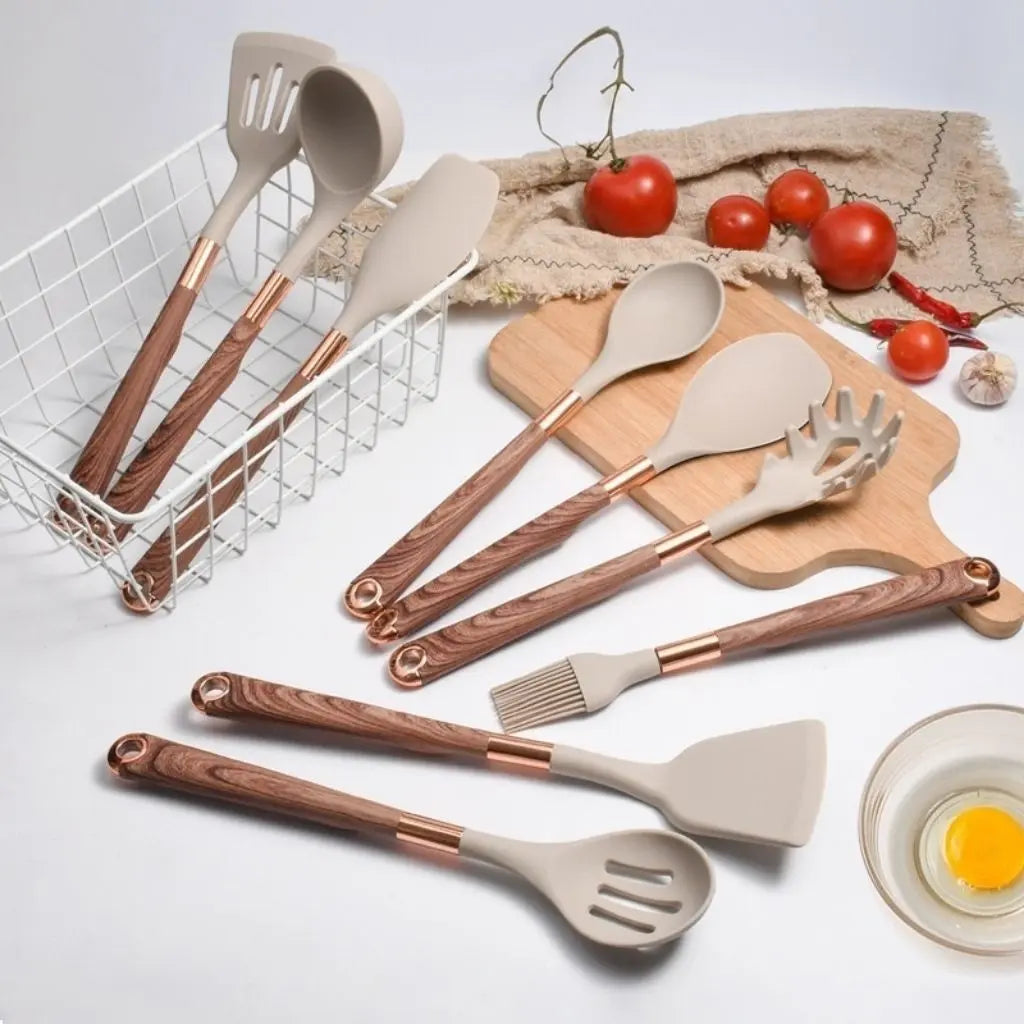 11-Piece Silicone Kitchen Utensil Set