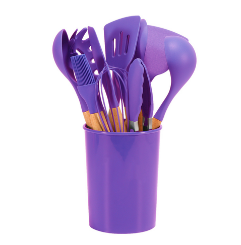 12-Piece Heat-Resistant Silicone Kitchen Utensil Set