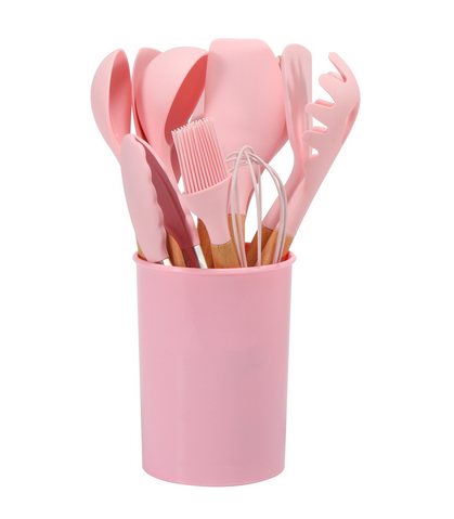 12-Piece Heat-Resistant Silicone Kitchen Utensil Set