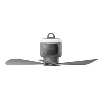 12000 MAh Portable Ceiling and Camping Fan – Outdoor Air Circulator and Cooling Fan for Tents
