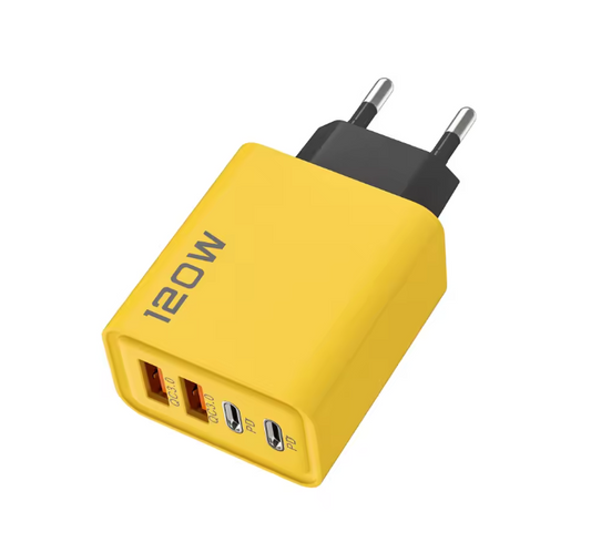 120W 4-Port USB Fast Charger