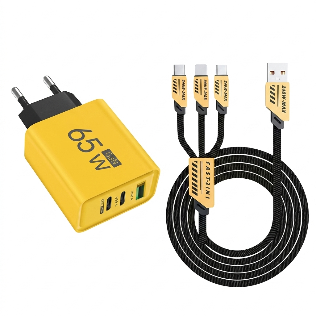 120W 4-Port USB Fast Charger