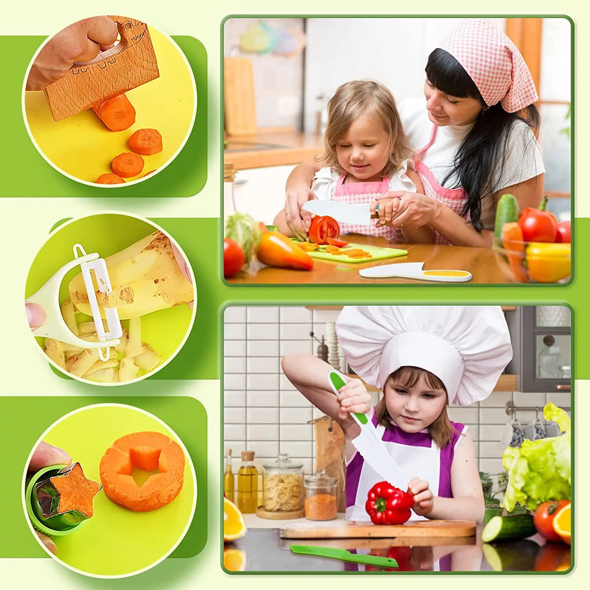 13-Piece Montessori Kitchen Tool Set