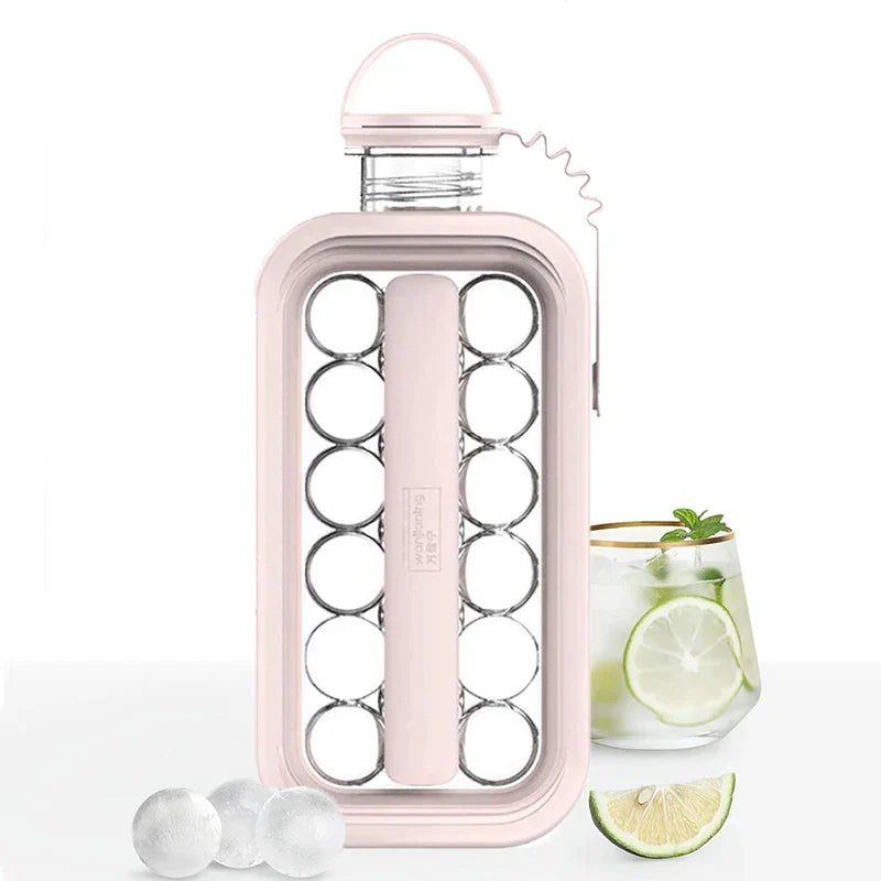 17-Grid Spherical Ice Cube Maker Bottle