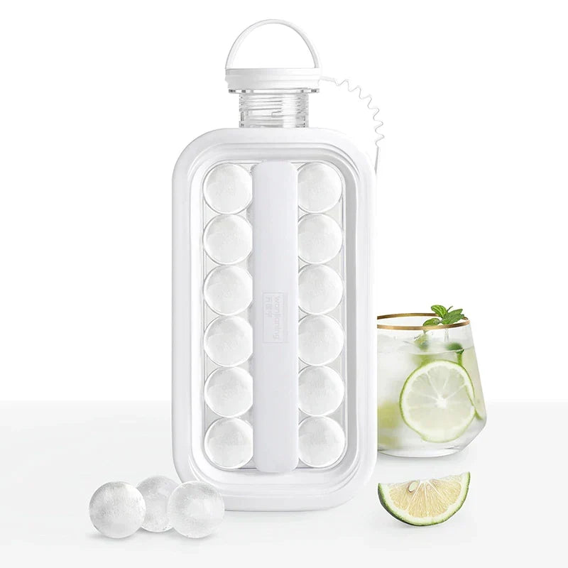 17-Grid Spherical Ice Cube Maker Bottle