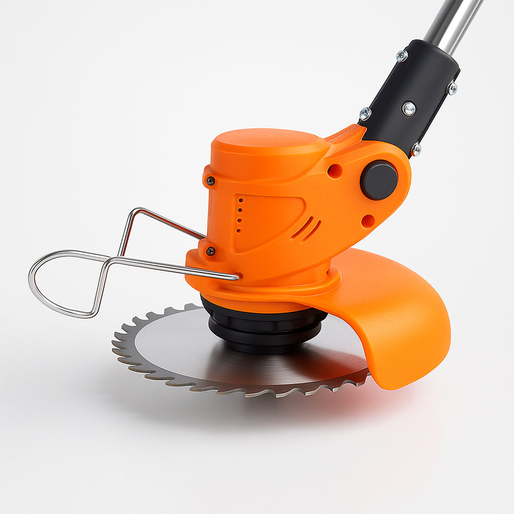 180W Grass Trimmer & Weed Remover with Telescopic Handle & Battery