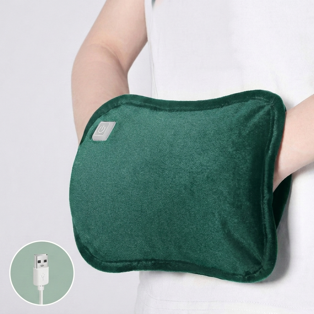 2-In-1 Electric Hand Warmer and Power Bank with USB Charging