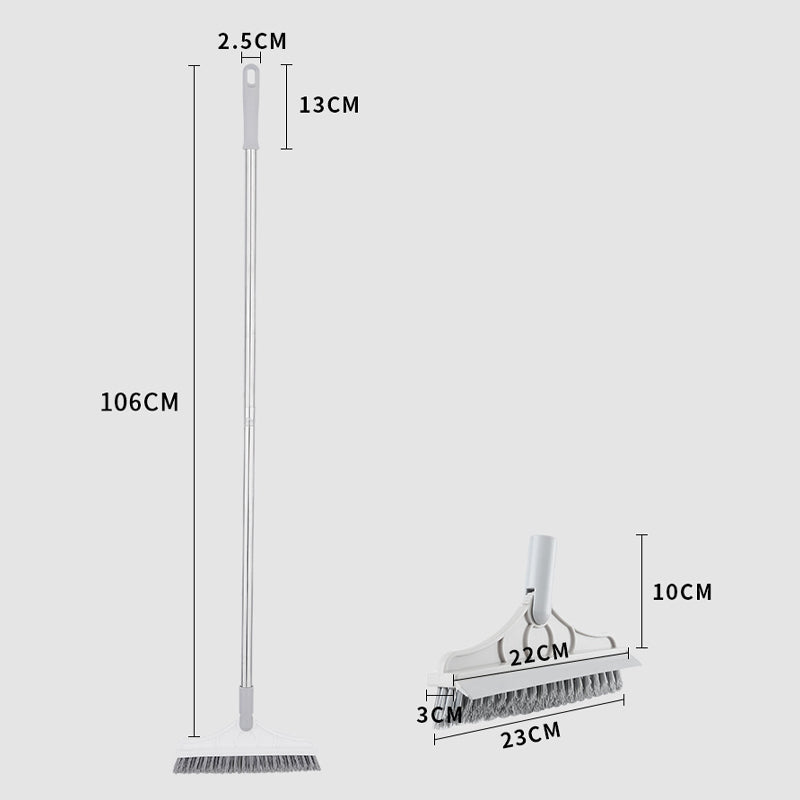 2-In-1 Floor Scrub Brush, Multifunctional Cleaning Brush