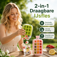 2-In-1 Ice Cube Bottle — Fill, Freeze & Press