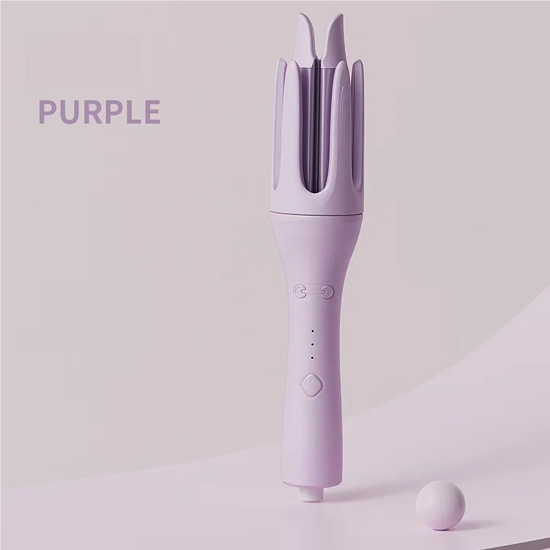 2-In-1 Rotating Hair Curler & Straightener | Tourmaline Ceramic | 3.1 cm Diameter