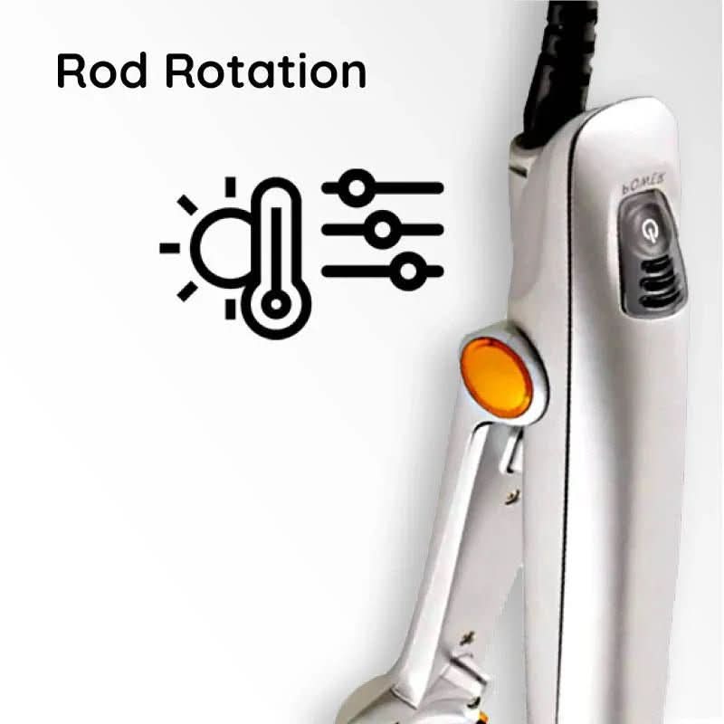 2-In-1 Rotating Hairbrush - Styling & Straightening - Rechargeable Design