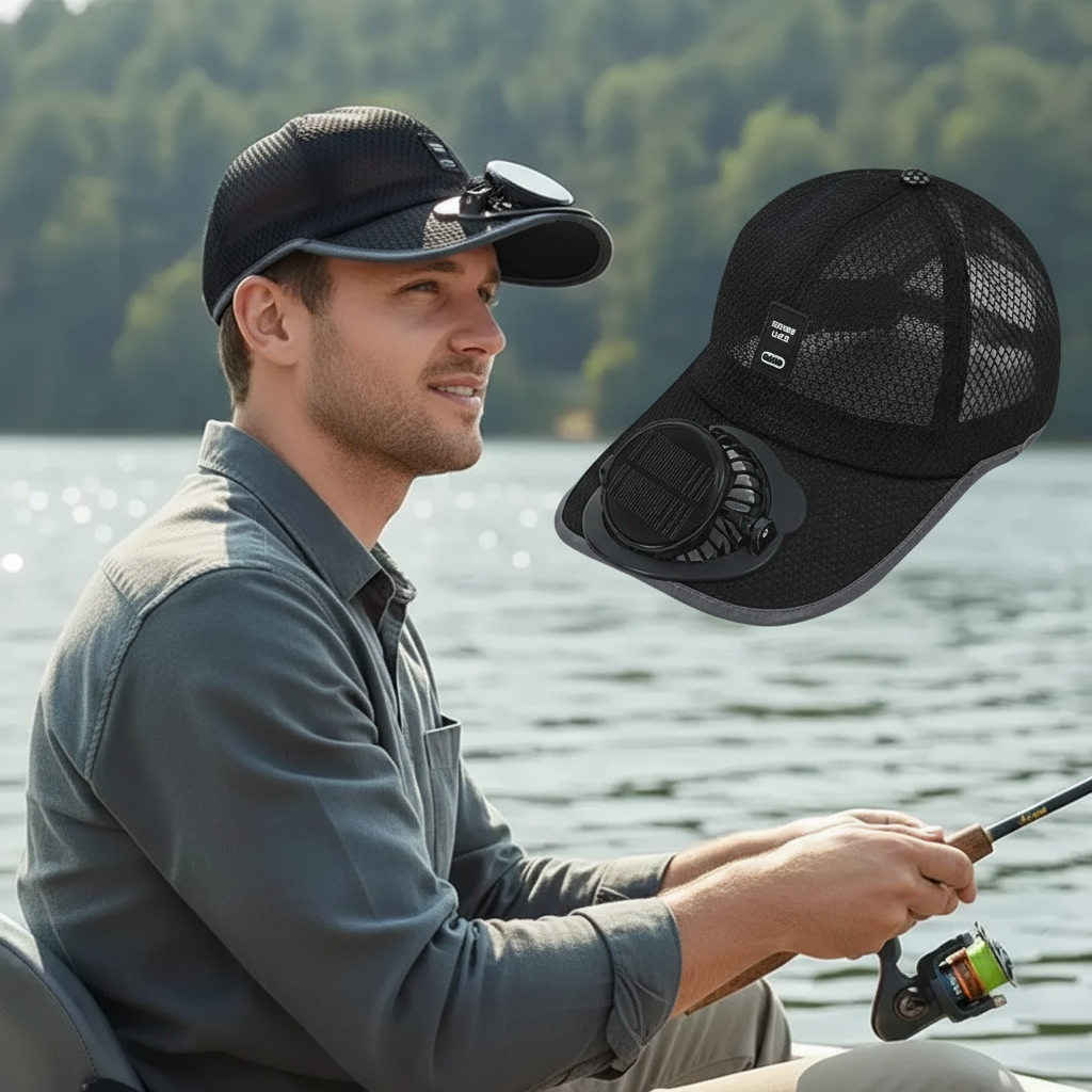 2-In-1 Stylish Fan and Outdoor Cap