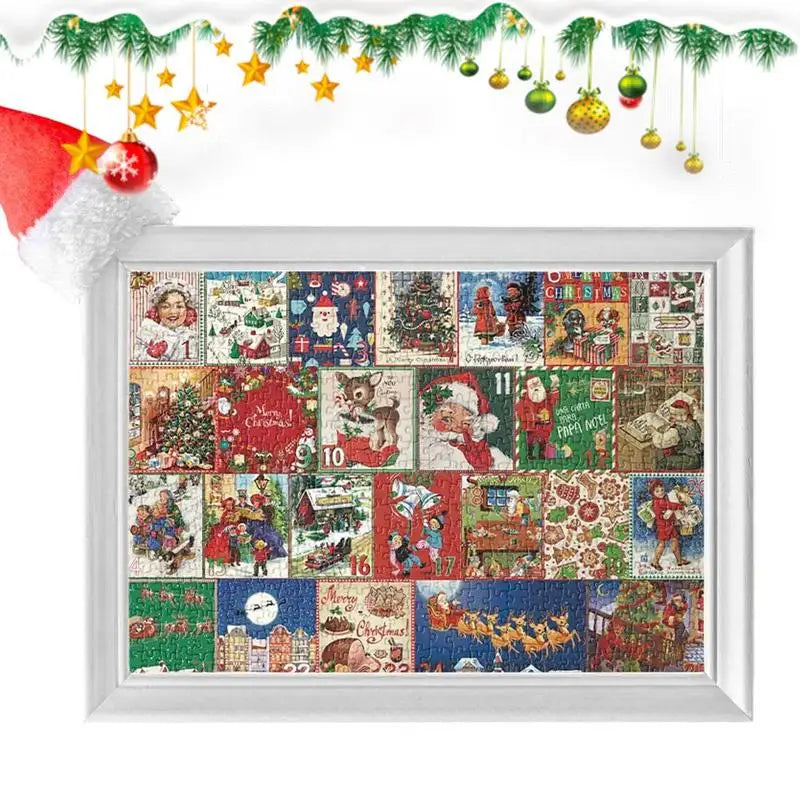 24-Day Christmas Jigsaw Puzzle Advent Calendar
