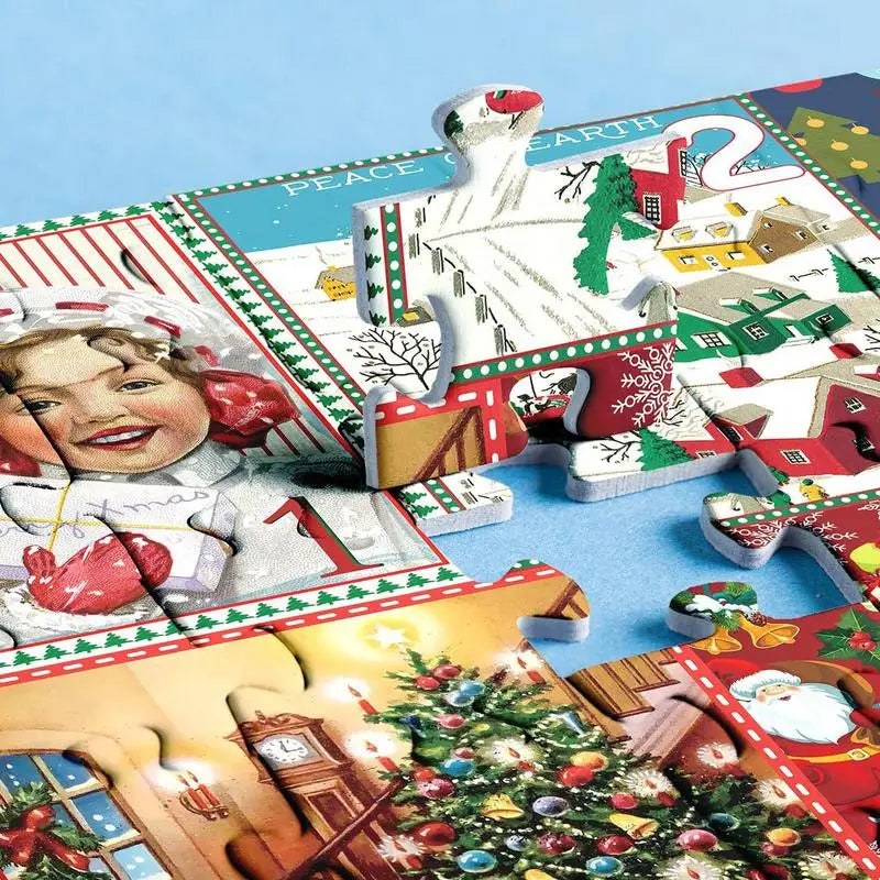 24-Day Christmas Jigsaw Puzzle Advent Calendar
