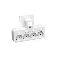 3–4 Outlets + 2× USB & 1× Type-C | 2500 W | Surge Protection & Control Switch