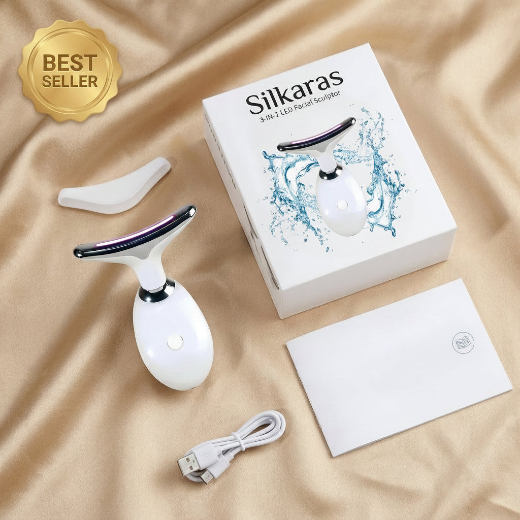 3-In-1 LED Facial Sculpting Device for Visibly Firmer, Radiant and Sculpted Skin