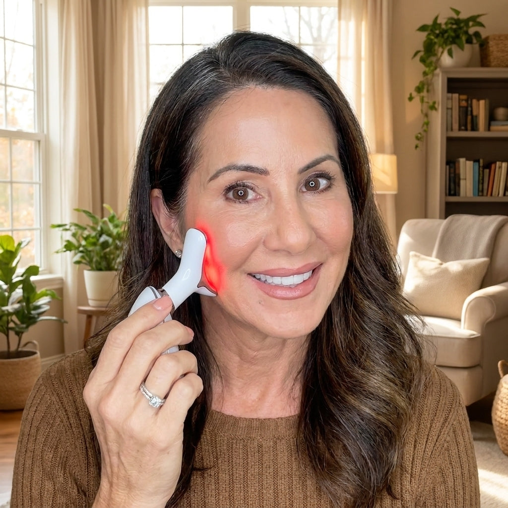 3-In-1 LED Facial Sculpting Device for Visibly Firmer, Radiant and Sculpted Skin