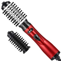 3-In-1 Rotating Hair Dryer and Styler with Temperature Control for Easy Curls and Waves