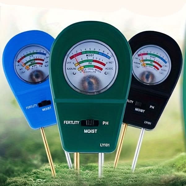 3-In-1 Soil Tester for Moisture, Nutrient Content and pH Value for Healthy Plants