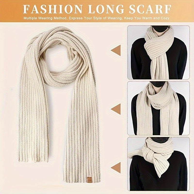 3-In-1 Winter Set – Warm Knit Beanie, Scarf, and Gloves